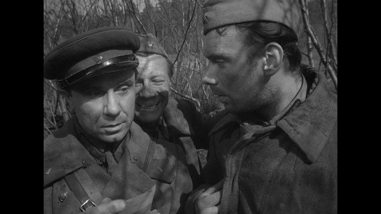 Screen capture from The Cranes are Flying