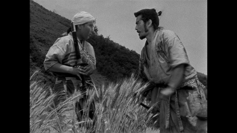 Screen capture from Seven Samurai