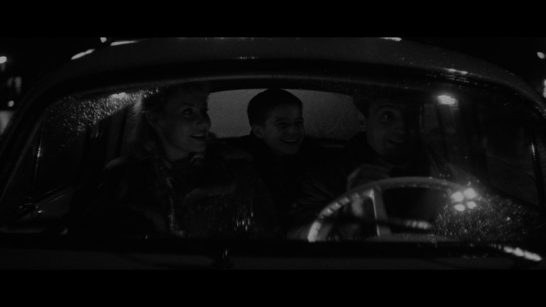 Screen capture from The 400 Blows with Antoine and Colette