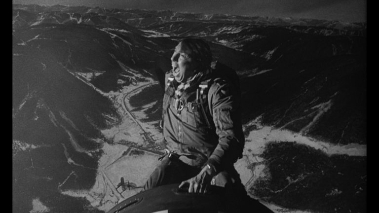 Screen capture from Dr. Strangelove, or: How I Learned to Stop Worrying and Love the Bomb