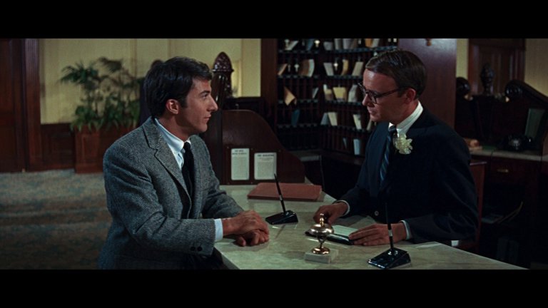 Screen capture from The Graduate
