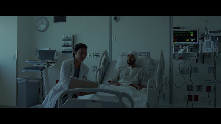 Screen capture from Sound of Metal