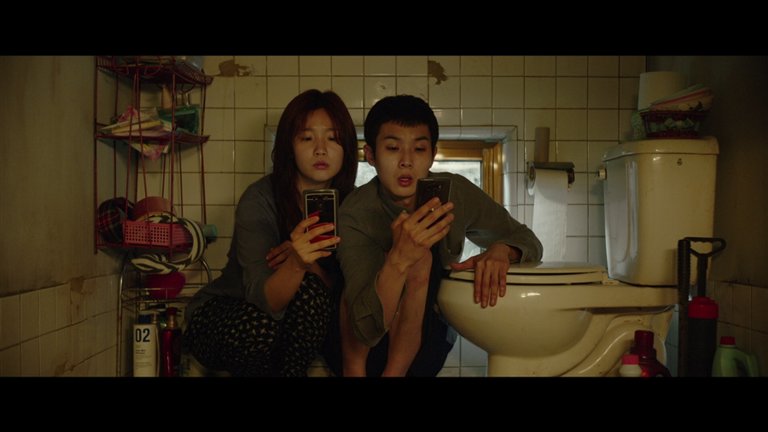 Screen capture from Parasite