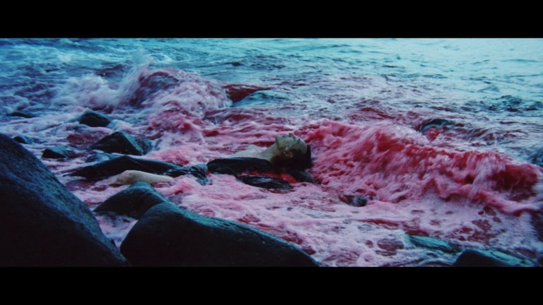 Screen capture from The Complete Lady Snowblood
