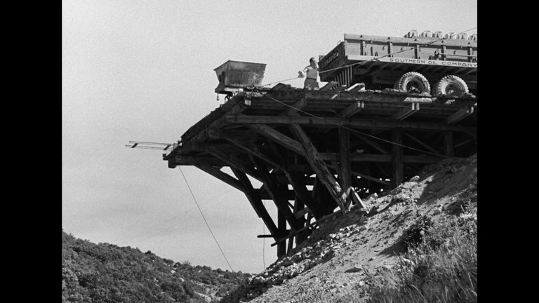 Screen capture from The Wages of Fear