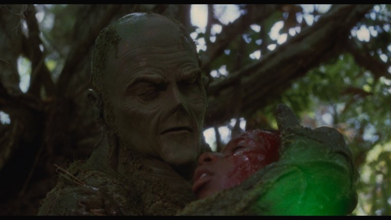 Screen capture from Swamp Thing