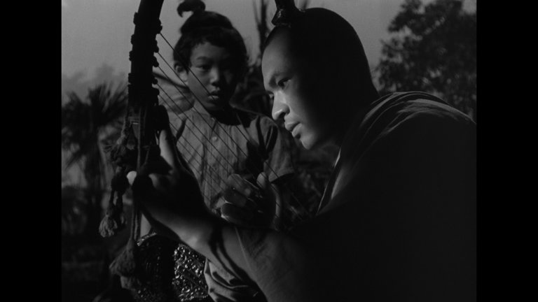 Screen capture from The Burmese Harp