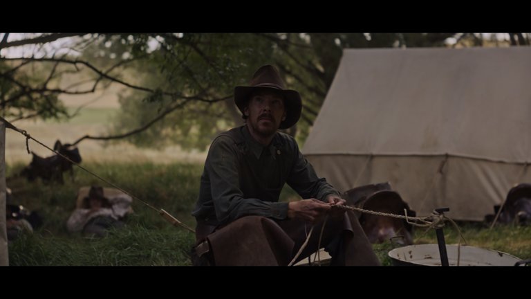 Screen capture from The Power of the Dog