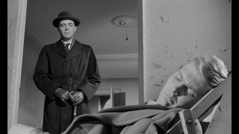 Screen capture from The Servant