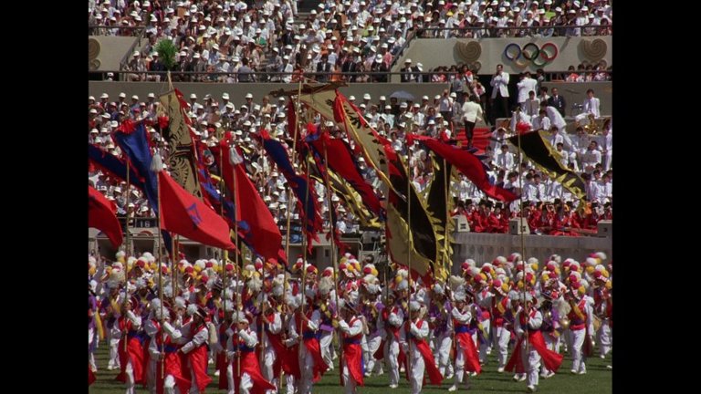 Screen capture from 100 Years of Olympic Films