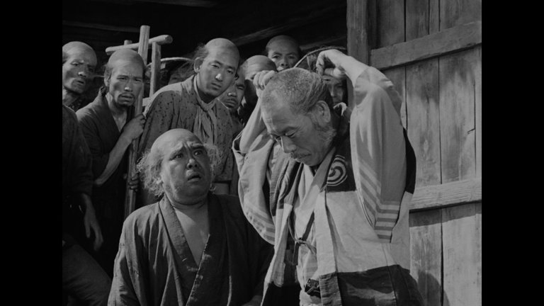 Screen capture from Seven Samurai