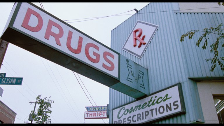 Screen capture from Drugstore Cowboy