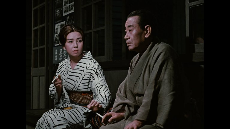 Screen capture from A Story of Floating Weeds / Floating Weeds: Two Films by Yasujiro Ozu