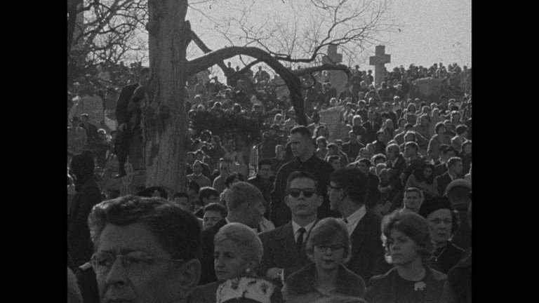 Screen capture from The Kennedy Films of Robert Drew & Associates