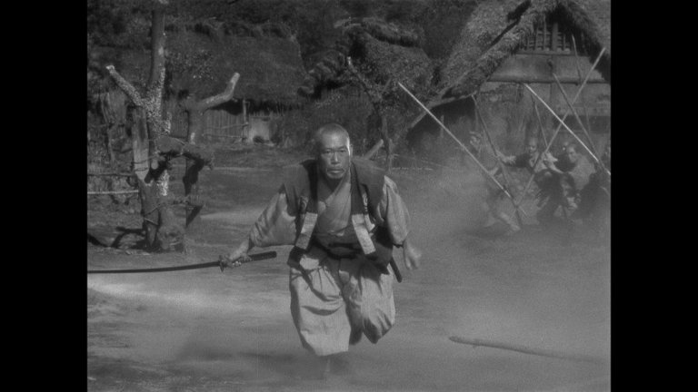 Screen capture from Seven Samurai