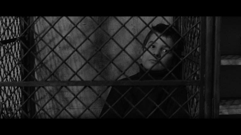 Screen capture from The 400 Blows with Antoine and Colette