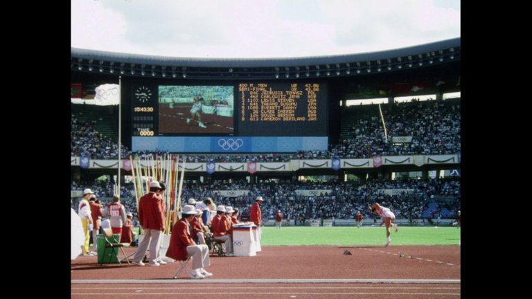 Screen capture from 100 Years of Olympic Films