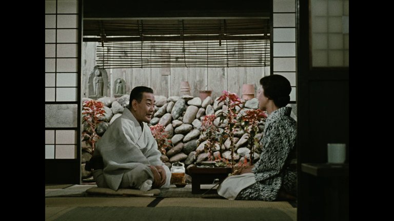 Screen capture from A Story of Floating Weeds / Floating Weeds: Two Films by Yasujiro Ozu