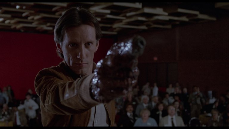 Screen capture from Videodrome