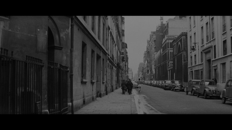 Screen capture from The 400 Blows with Antoine and Colette