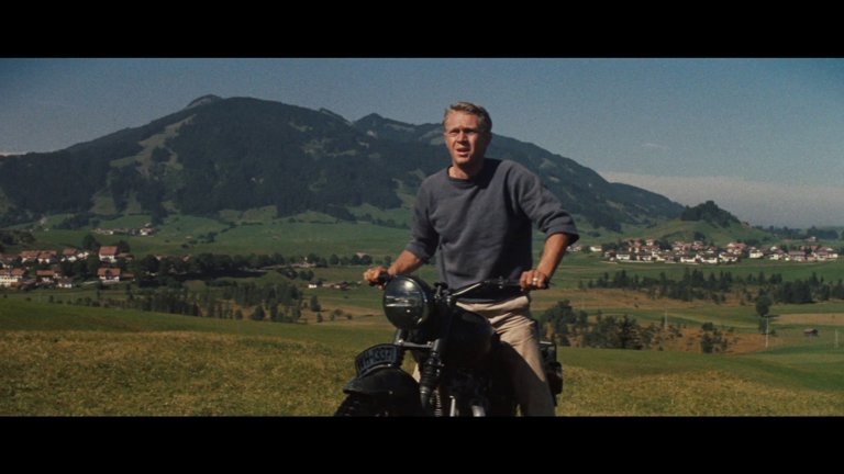 Screen capture from The Great Escape