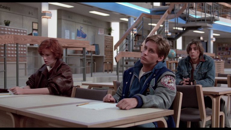 Screen capture from The Breakfast Club