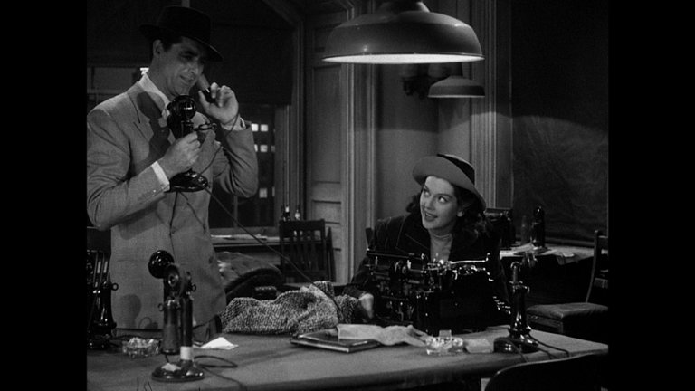 Screen capture from His Girl Friday