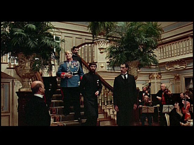 Screen capture from And the Ship Sails On