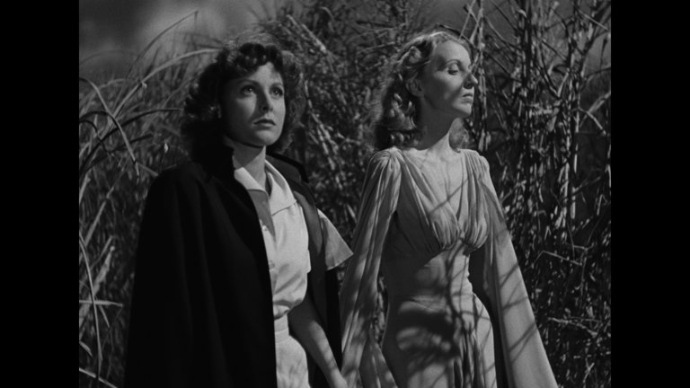 Screen capture from I Walked with a Zombie / The Seventh Victim: Produced by Val Lewton