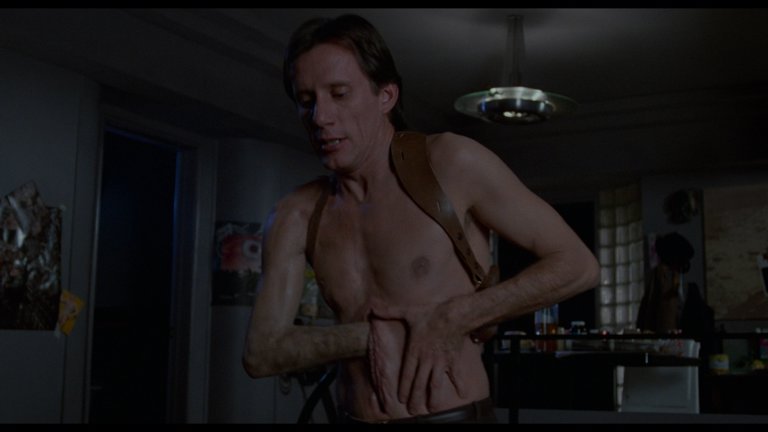 Screen capture from Videodrome