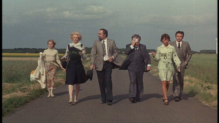 Screen capture from The Discreet Charm of the Bourgeoisie