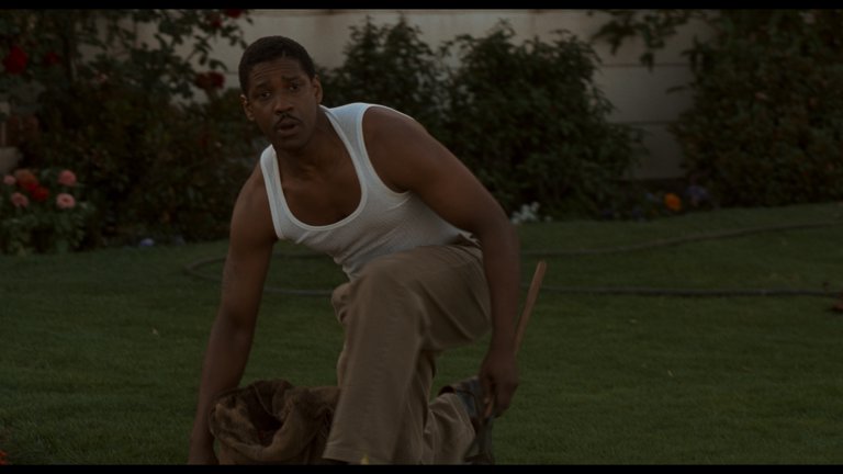 Screen capture from Devil in a Blue Dress