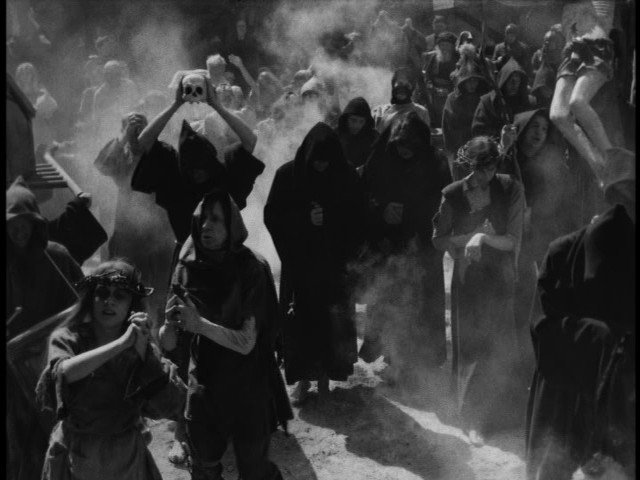 Screen capture from The Seventh Seal