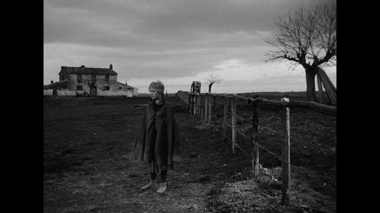 Screen capture from La strada