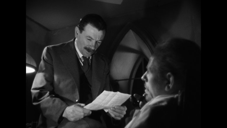 Screen capture from Le Corbeau