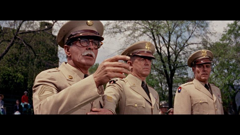 Screen capture from The Long Gray Line