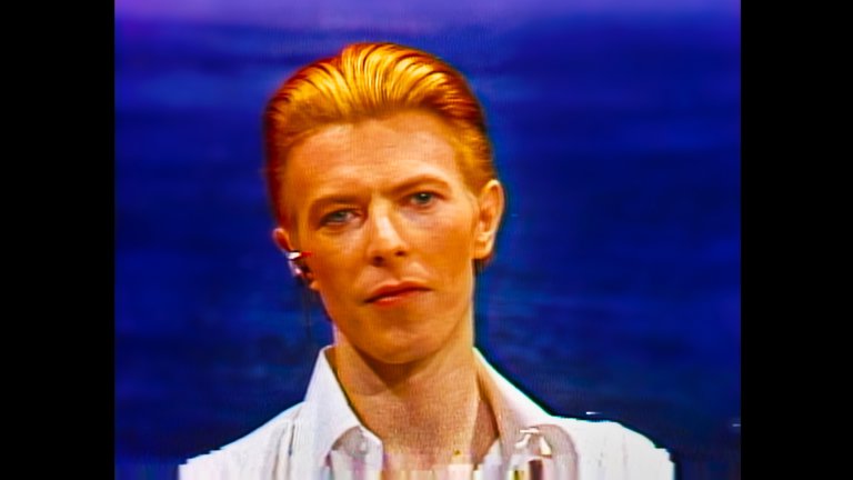 Screen capture from Moonage Daydream