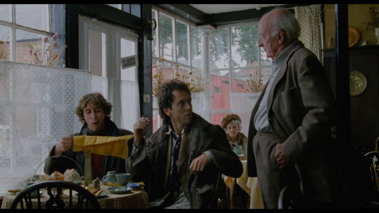 Screen capture from Withnail and I