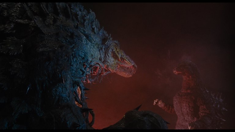 Screen capture from Godzilla vs. Biollante
