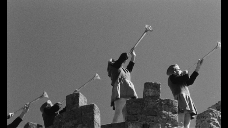Screen capture from Chimes at Midnight
