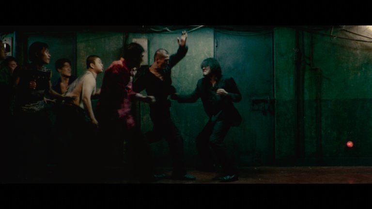 Screen capture from Oldboy