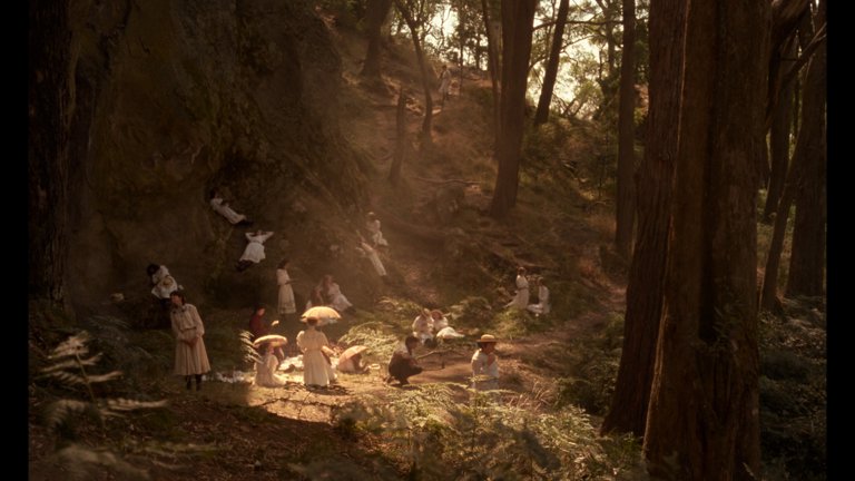 Screen capture from Picnic at Hanging Rock