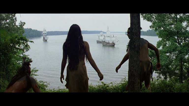 Screen capture from The New World