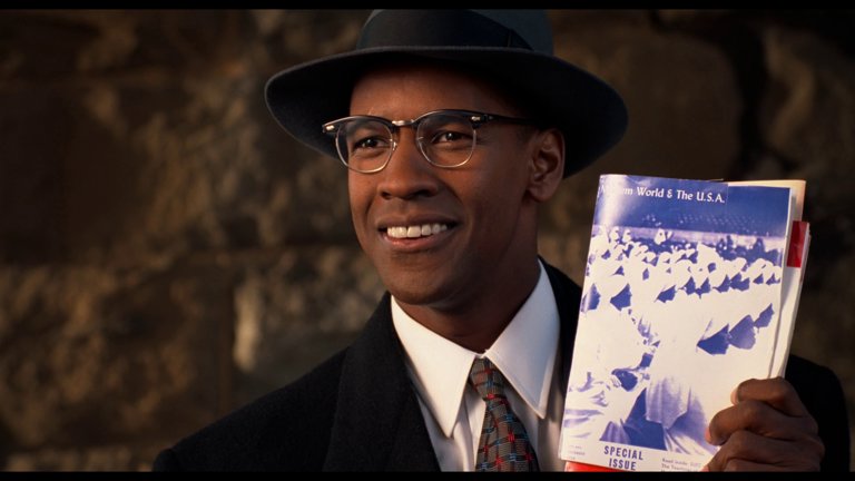 Screen capture from Malcolm X