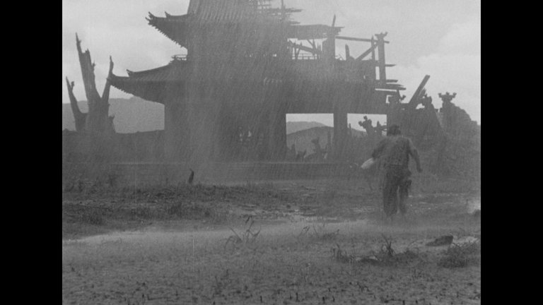 Screen capture from Rashomon