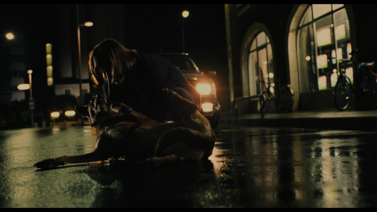 Screen capture from Three Colors: Red