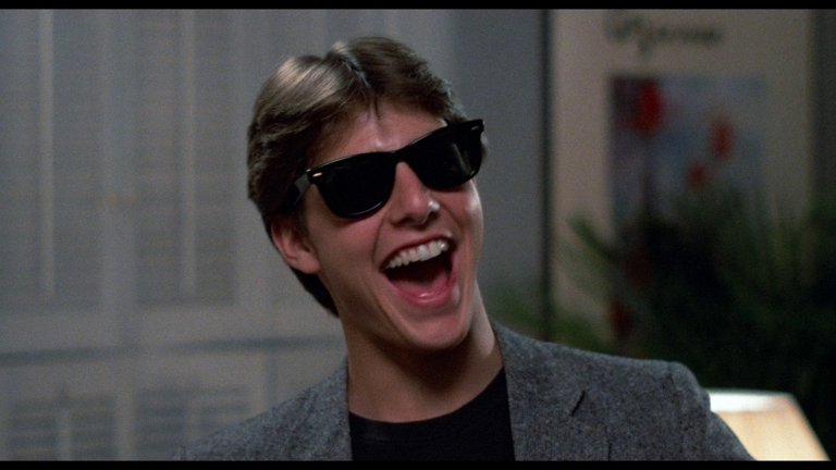 Screen capture from Risky Business