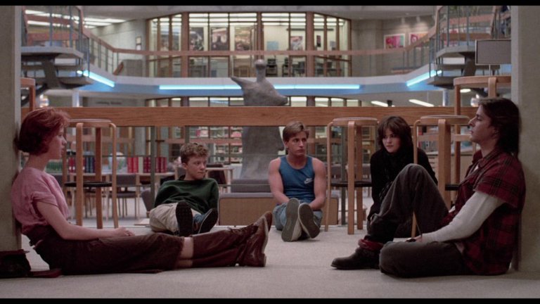 Screen capture from The Breakfast Club