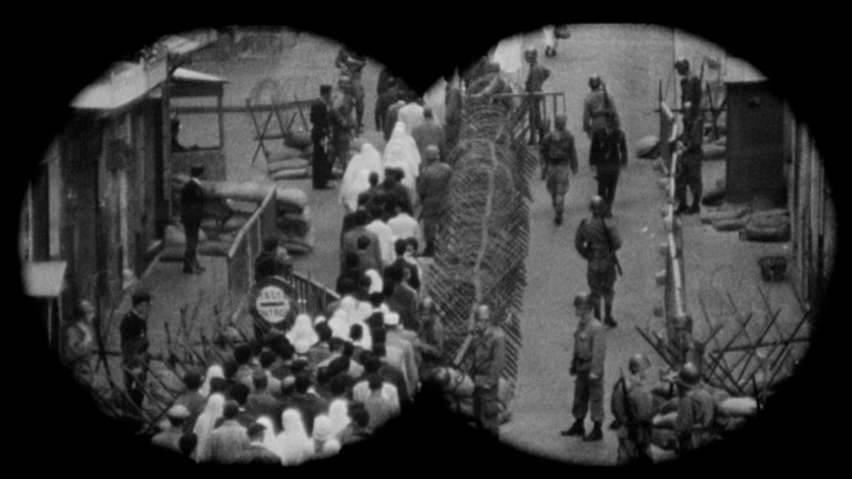 Screen capture from The Battle of Algiers