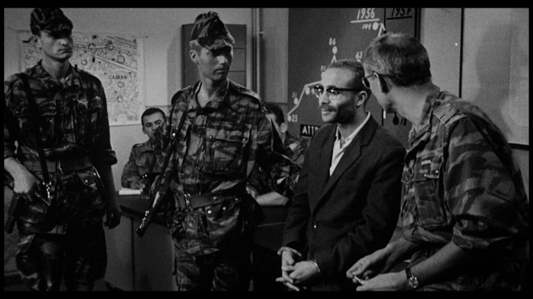 Screen capture from The Battle of Algiers